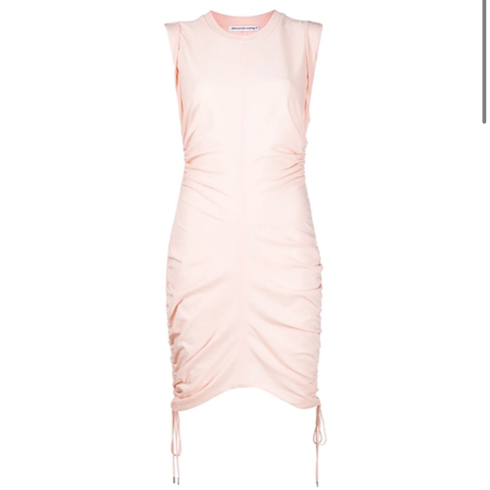 NWT Alexanderwang.t Twist Jersey Dress with Side Ties